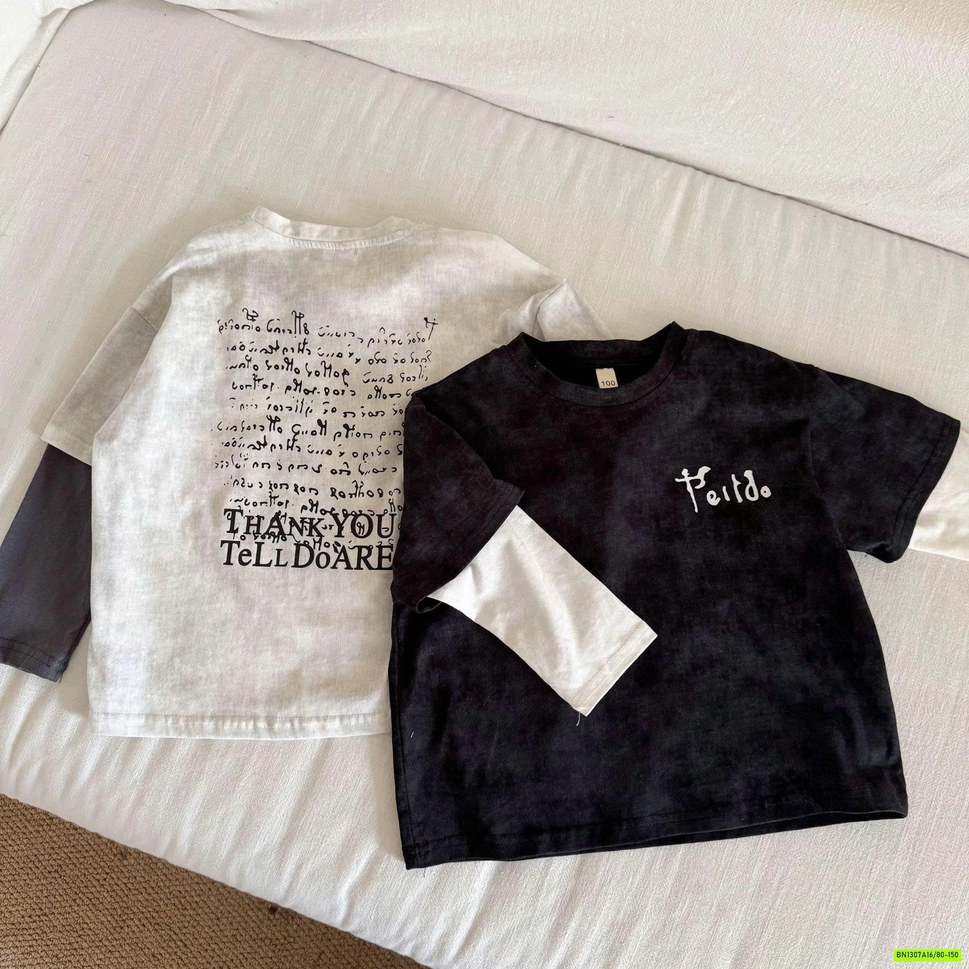 ÁO THUN LOANG GIẢ 2 LỚP DÀI TAY