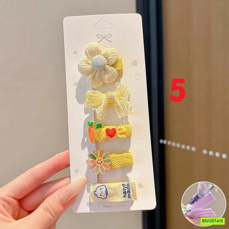 SÉT 5 KẸP TÓC ĐÁNG YÊU