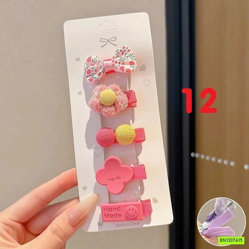 SÉT 5 KẸP TÓC ĐÁNG YÊU