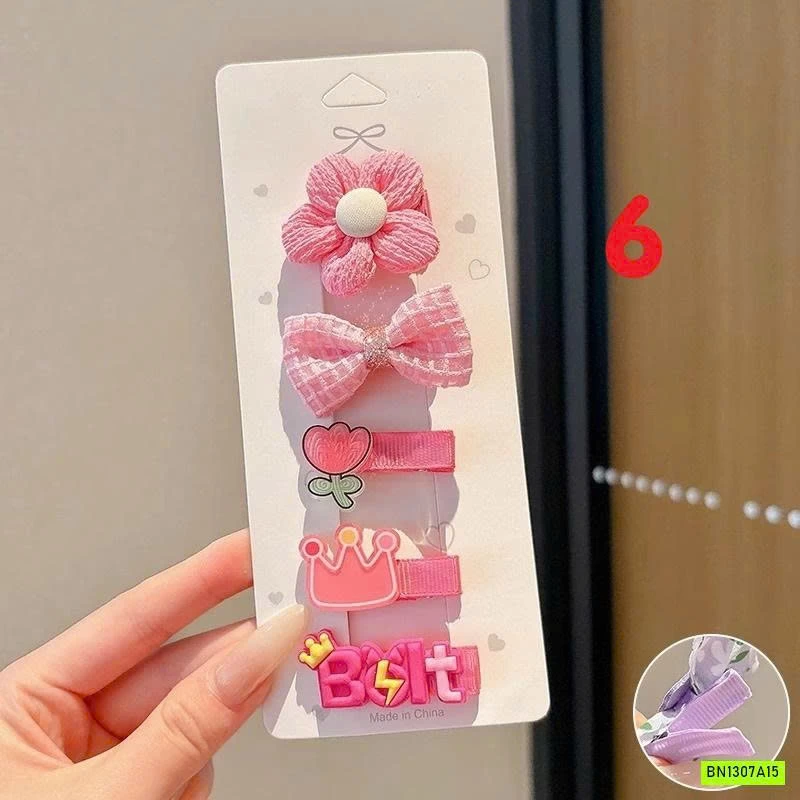 SÉT 5 KẸP TÓC ĐÁNG YÊU