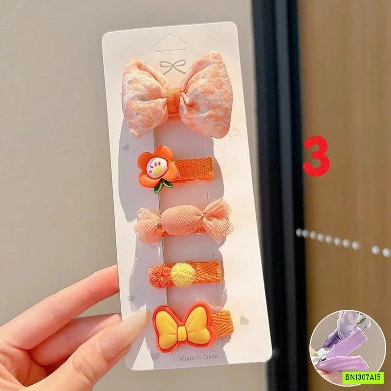 SÉT 5 KẸP TÓC ĐÁNG YÊU