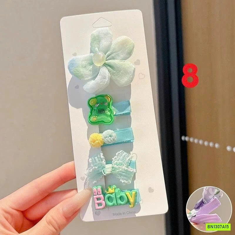 SÉT 5 KẸP TÓC ĐÁNG YÊU