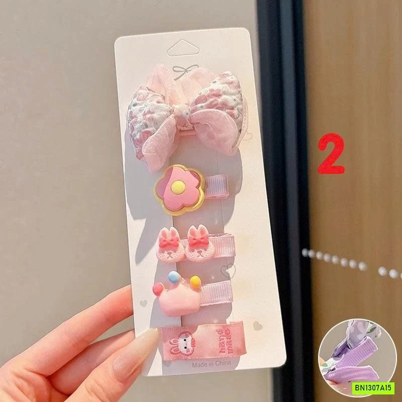 SÉT 5 KẸP TÓC ĐÁNG YÊU