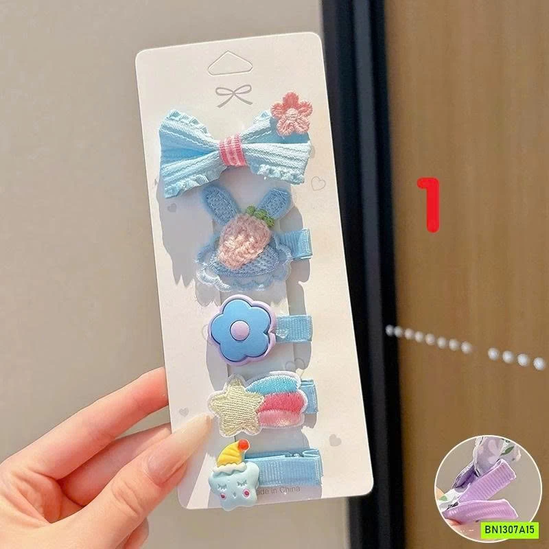 SÉT 5 KẸP TÓC ĐÁNG YÊU