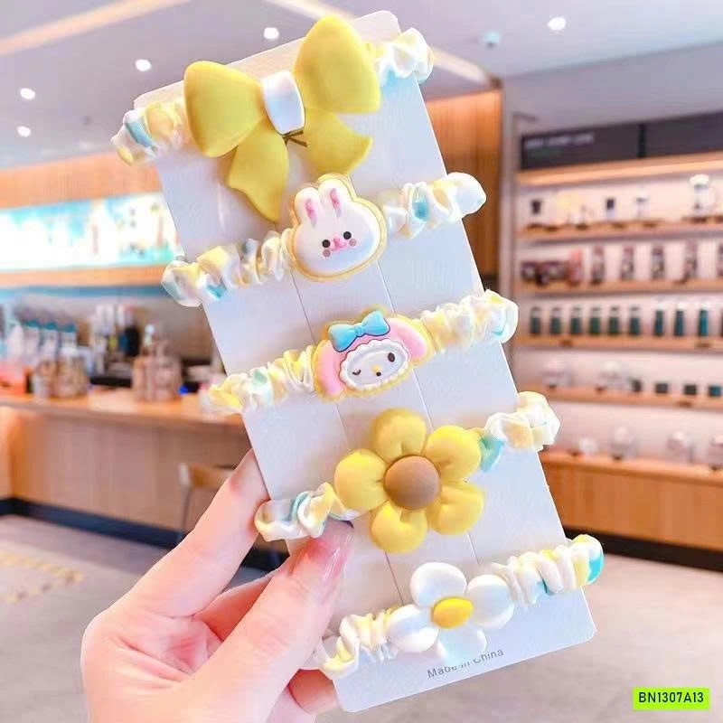 SÉT 5 CHUN BUỘC TÓC DỄ THƯƠNG