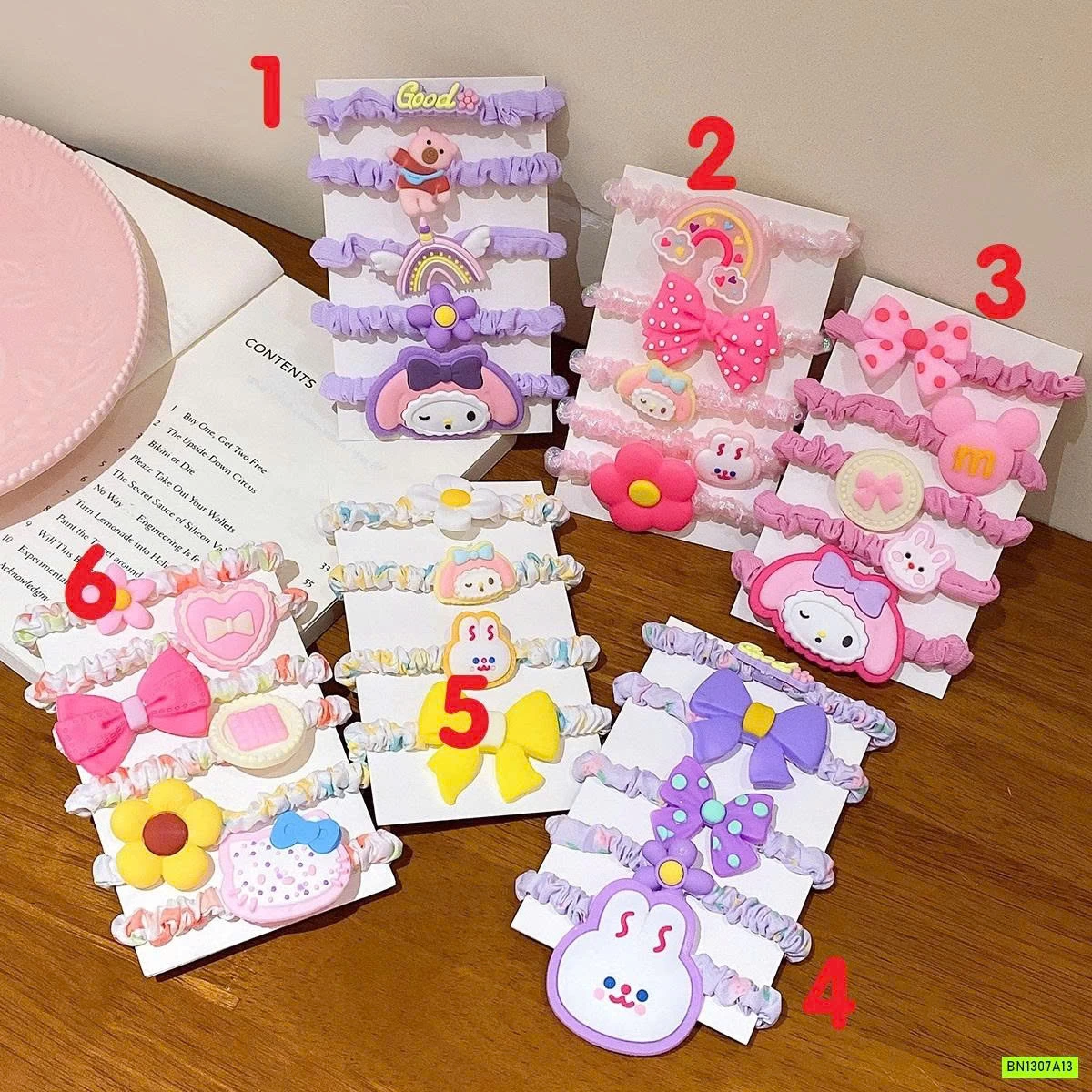 SÉT 5 CHUN BUỘC TÓC DỄ THƯƠNG