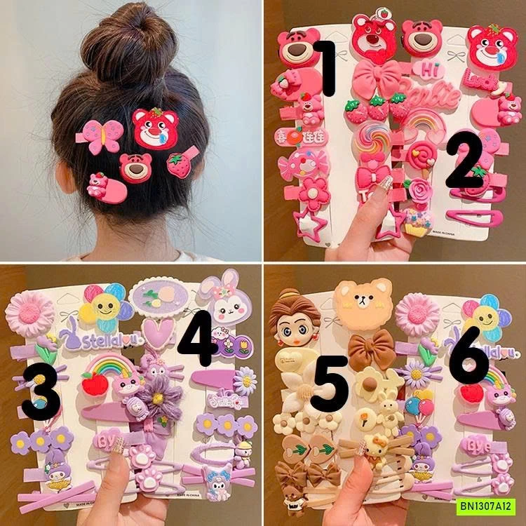 SÉT 14 KẸP TÓC DỄ THƯƠNG