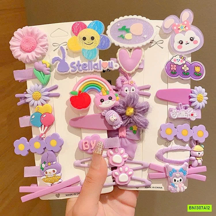 SÉT 14 KẸP TÓC DỄ THƯƠNG