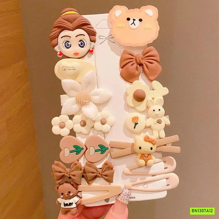 SÉT 14 KẸP TÓC DỄ THƯƠNG