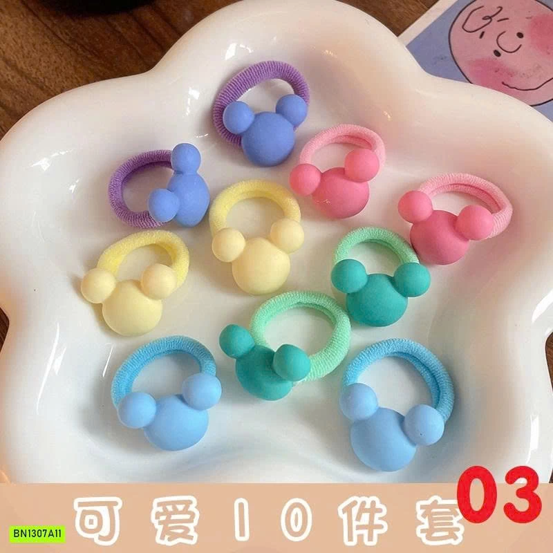 SÉT 10 CHUN BUỘC TÓC DỄ THƯƠNG