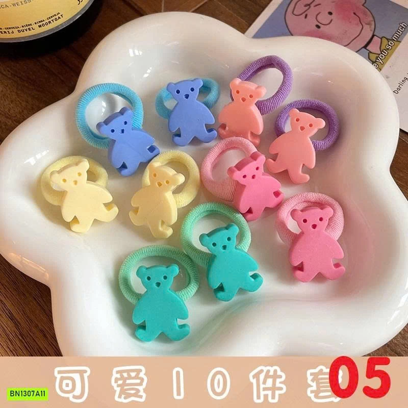 SÉT 10 CHUN BUỘC TÓC DỄ THƯƠNG