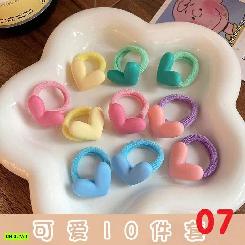 SÉT 10 CHUN BUỘC TÓC DỄ THƯƠNG