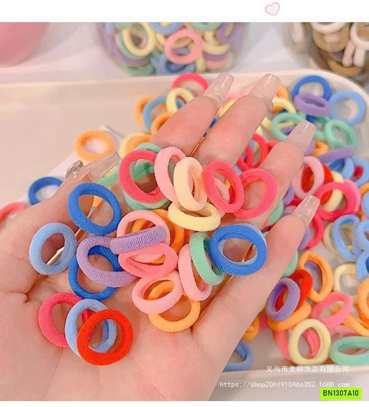 SÉT 400 CHUN BUỘC TÓC SẮC MÀU