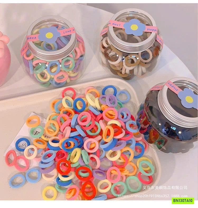 SÉT 400 CHUN BUỘC TÓC SẮC MÀU