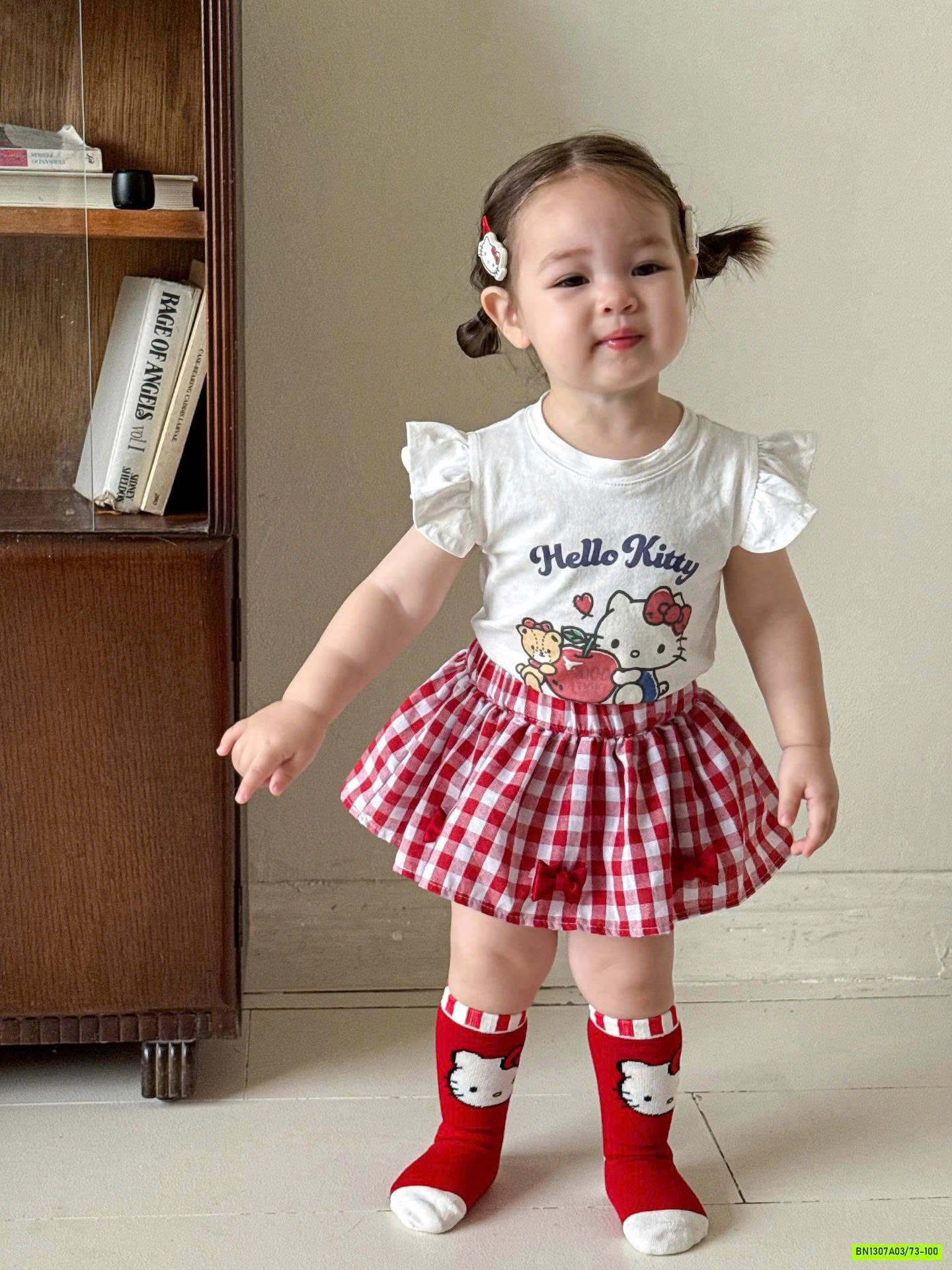 SÉT CÁNH TIÊN QUẦN VÁY CARO