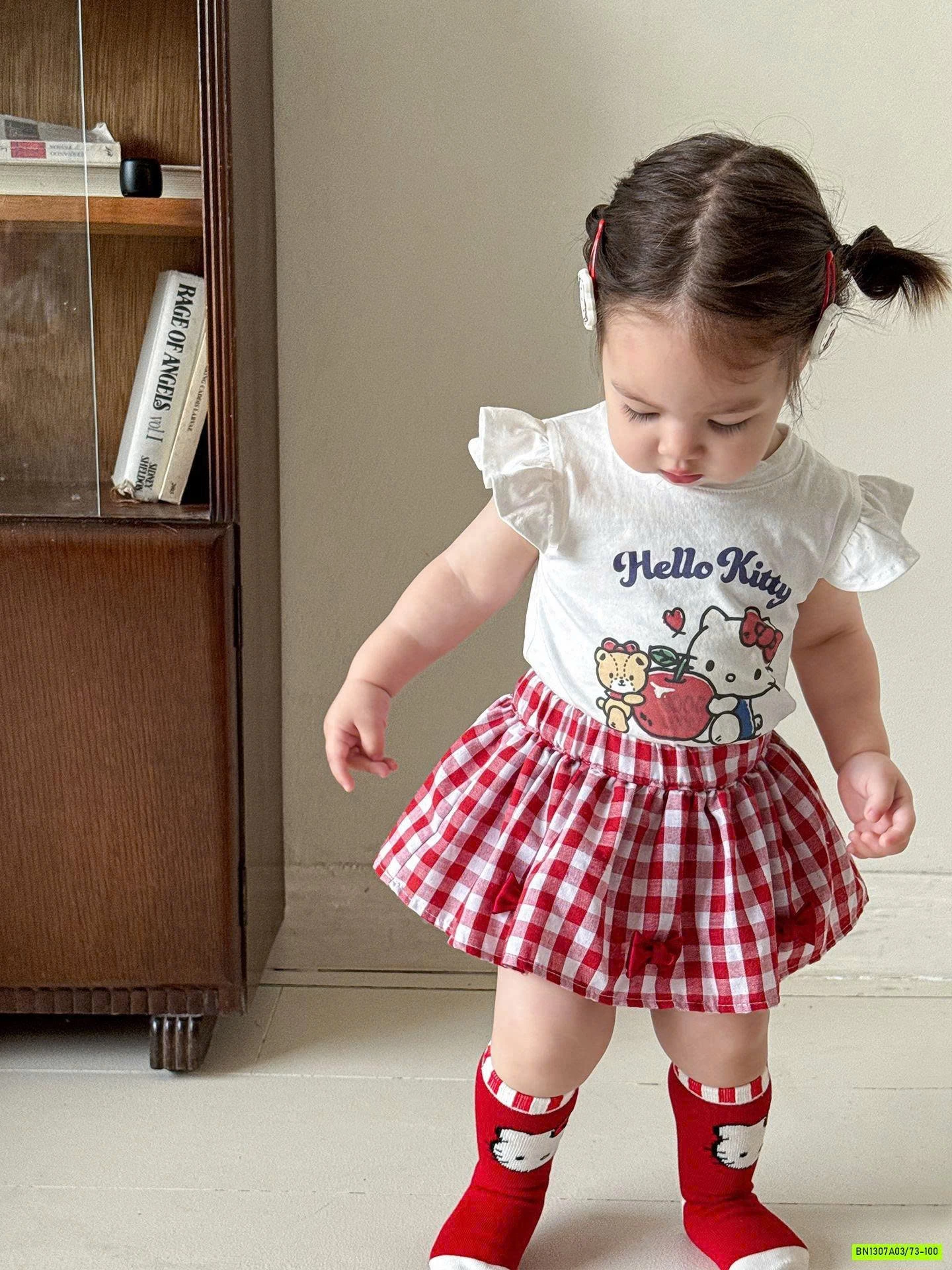 SÉT CÁNH TIÊN QUẦN VÁY CARO