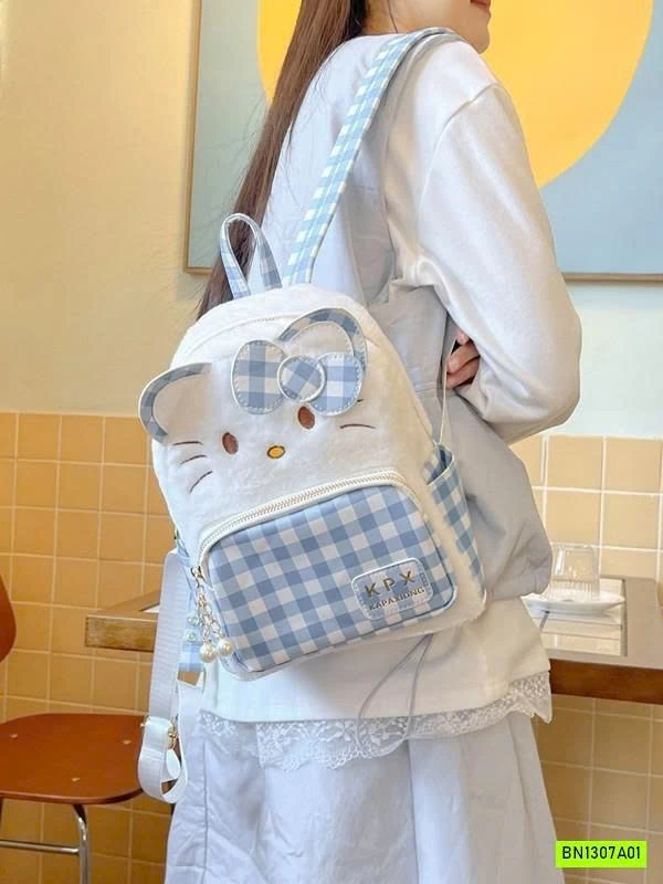 BALO CARO KITTY PHỐI LÔNG