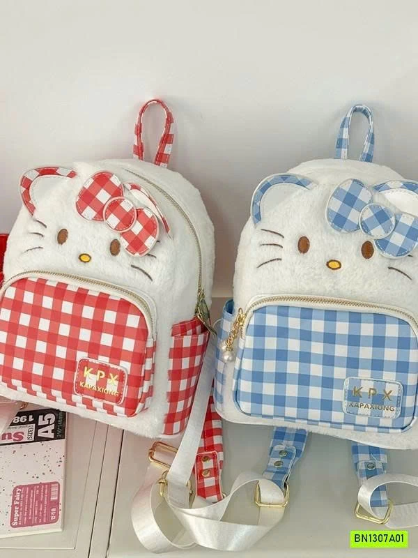 BALO CARO KITTY PHỐI LÔNG
