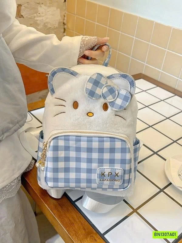 BALO CARO KITTY PHỐI LÔNG