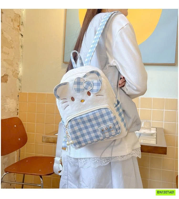 BALO CARO KITTY PHỐI LÔNG