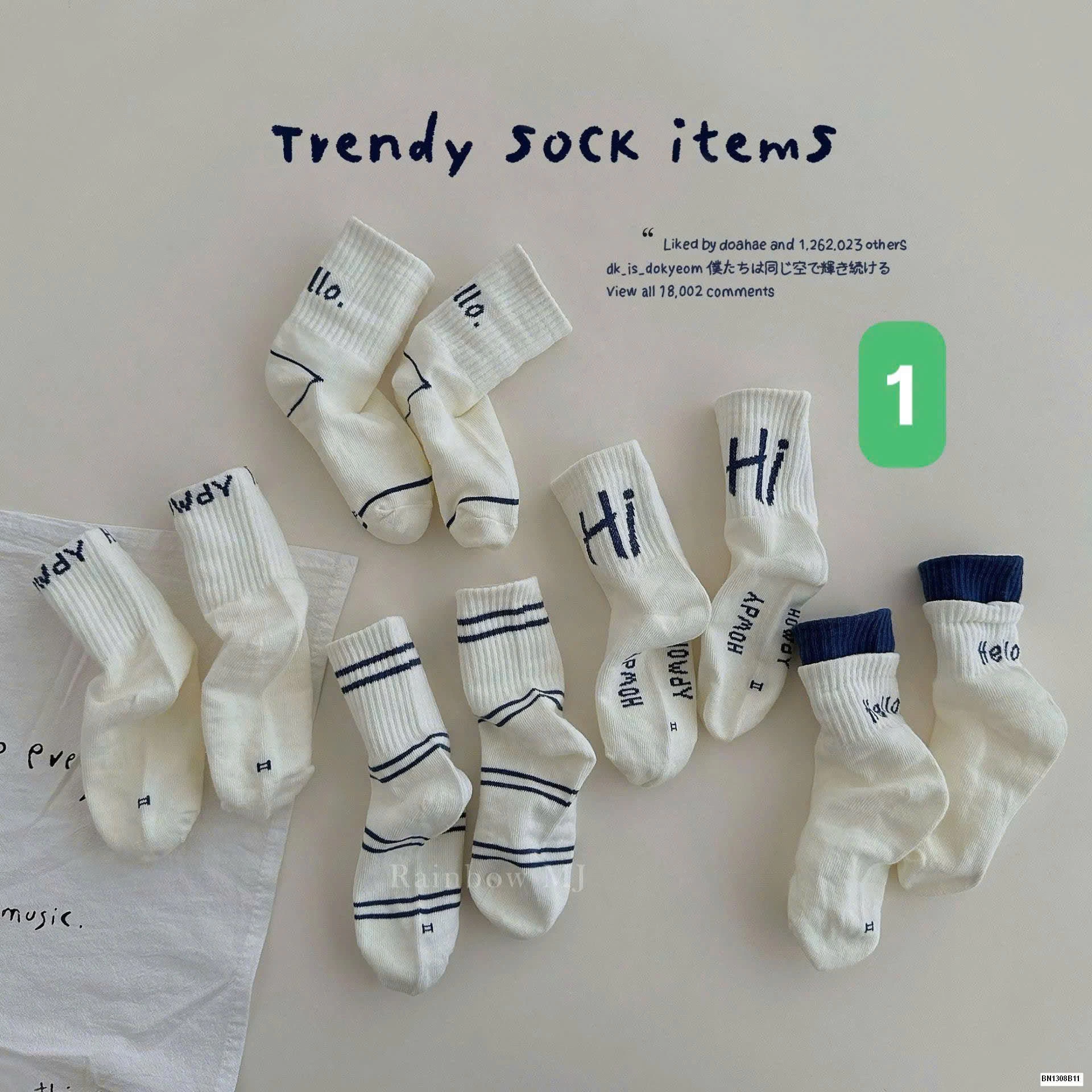 SET 5 ĐÔI TẤT CHO BÉ