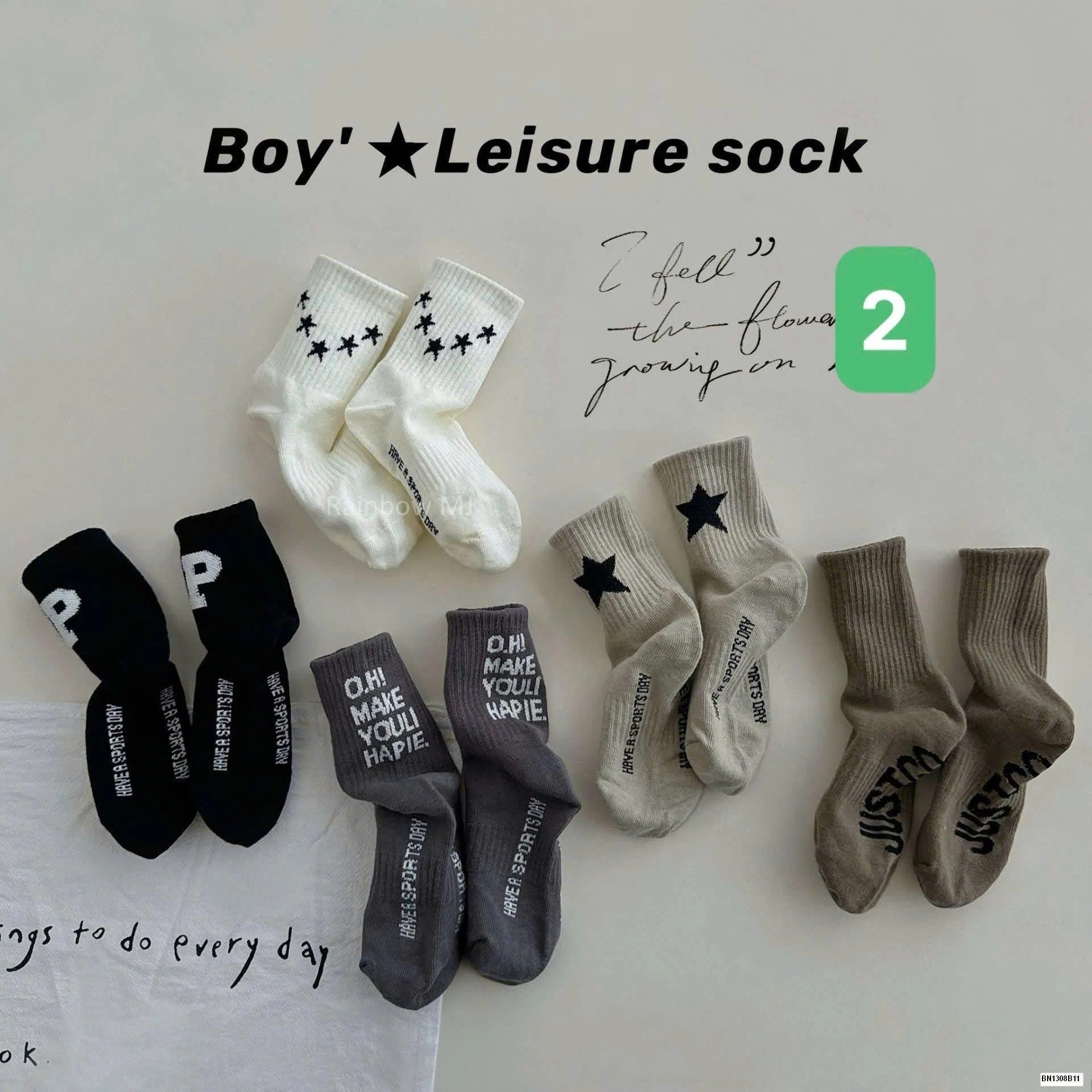 SET 5 ĐÔI TẤT CHO BÉ