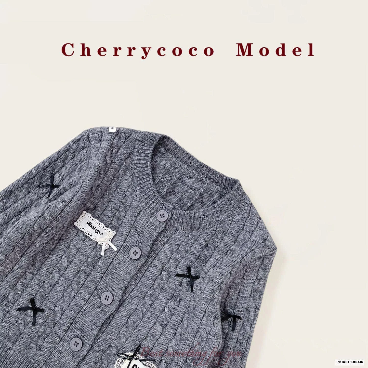 SÉT ÁO LEN MIX CHÂN VÁY TUTU XÁM CHERYCOCO