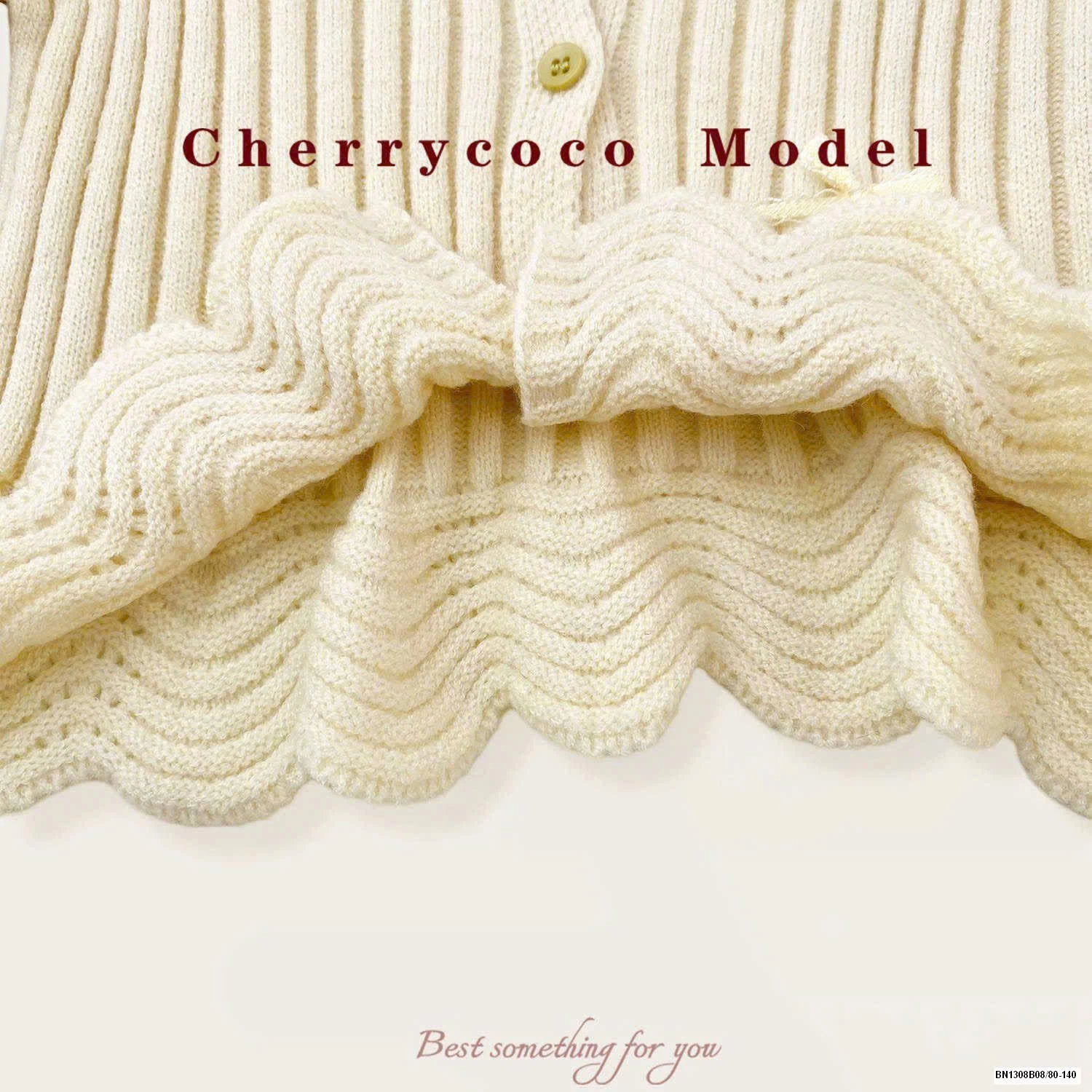 SET ÁO LEN + CHÂN VÁY TUTU VÀNG CHERRYCOCO