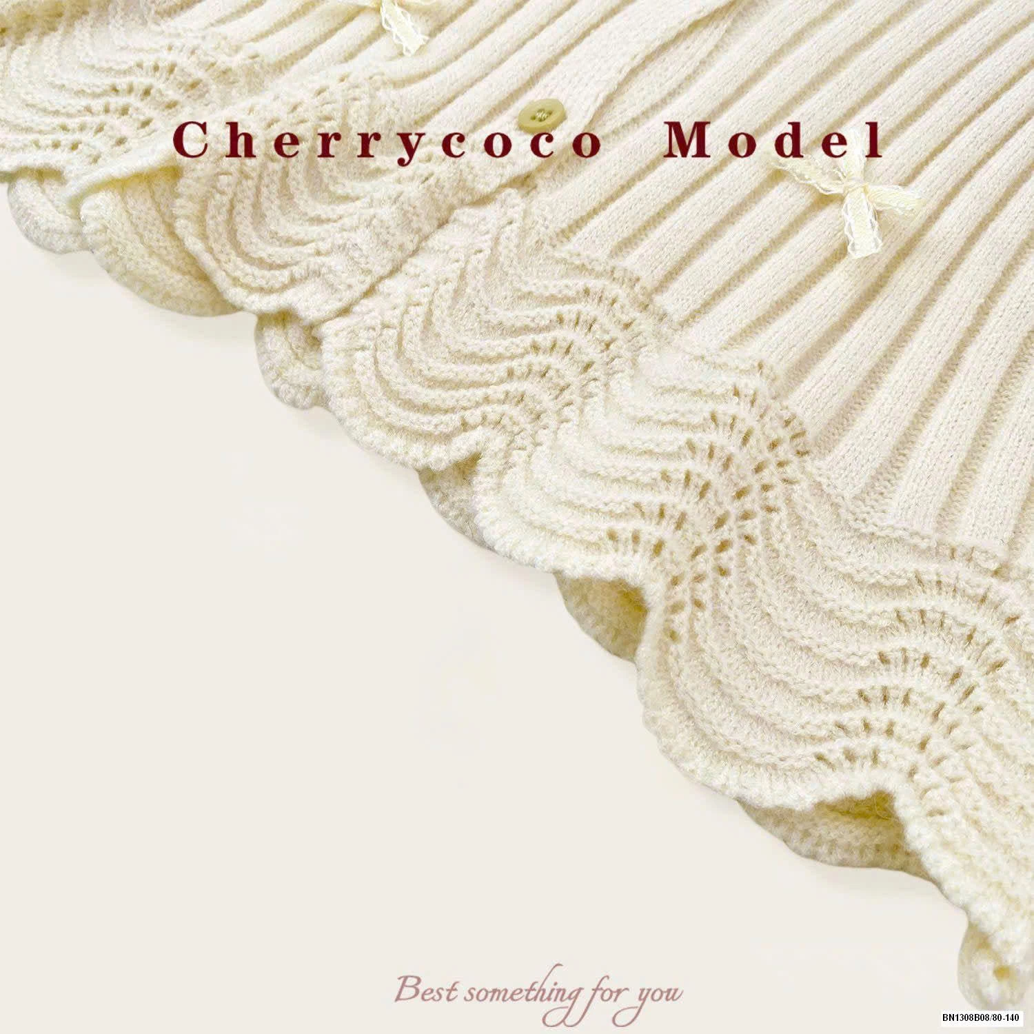 SET ÁO LEN + CHÂN VÁY TUTU VÀNG CHERRYCOCO