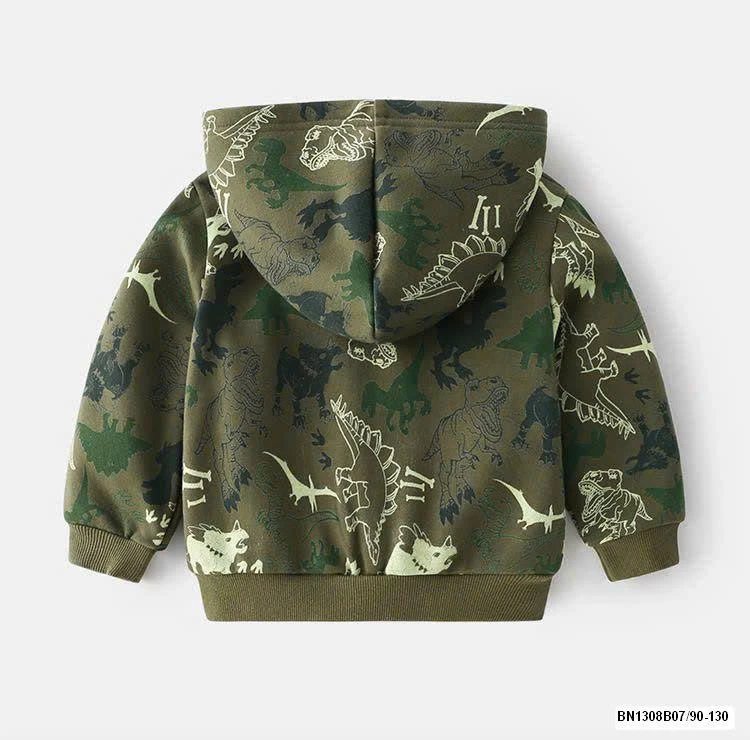 ÁO KHOÁC HỌA TIẾT KHỦNG LONG CHO BT