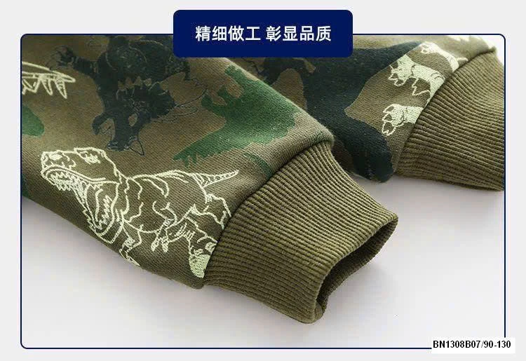 ÁO KHOÁC HỌA TIẾT KHỦNG LONG CHO BT