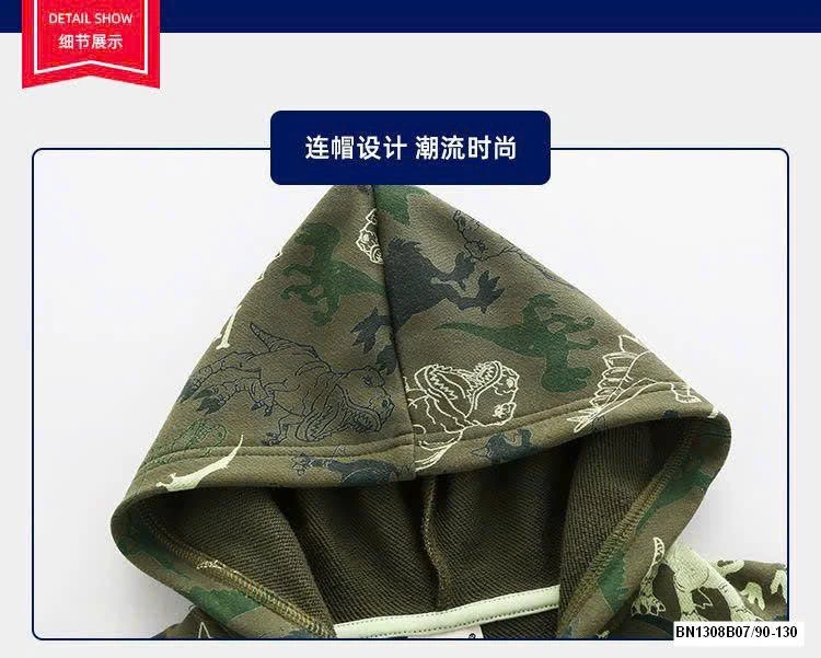 ÁO KHOÁC HỌA TIẾT KHỦNG LONG CHO BT