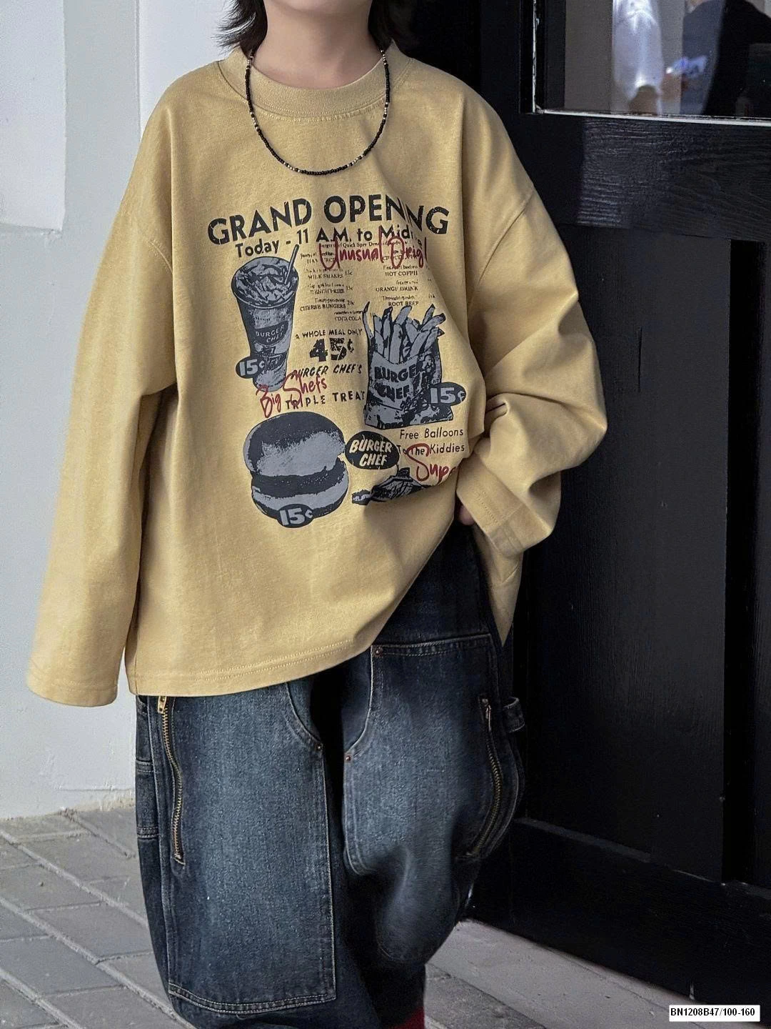 ÁO THUN DÀI TAY ĐỒ ĂN NHANH