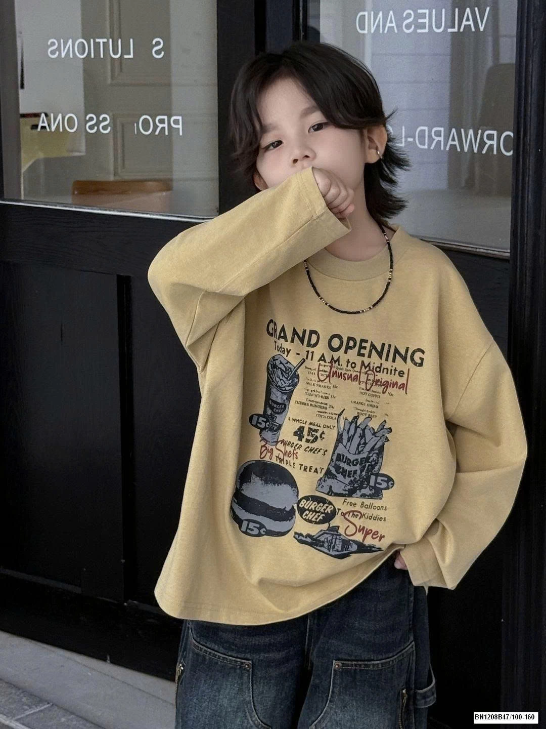 ÁO THUN DÀI TAY ĐỒ ĂN NHANH