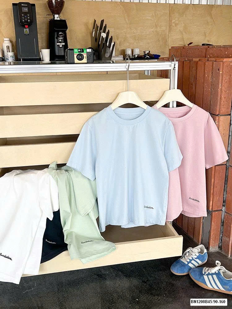 ÁO THUN TRƠN MÀU SALE AMBB 25D139