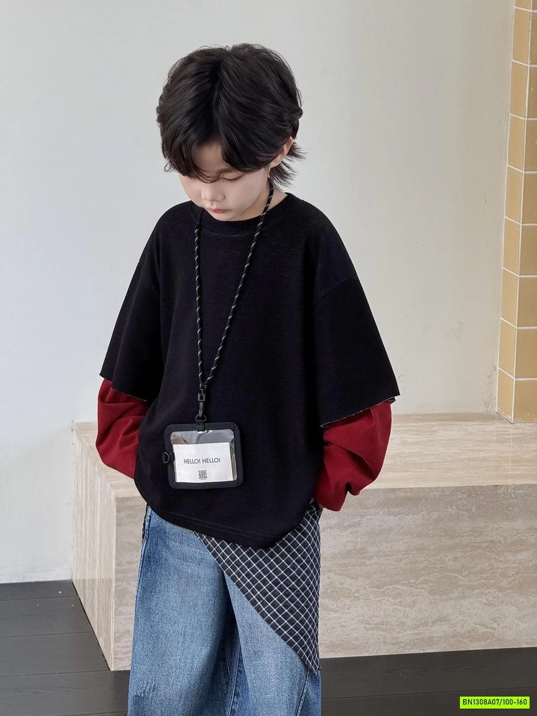 ÁO THUN TAY NỐI PHỐI MÀU