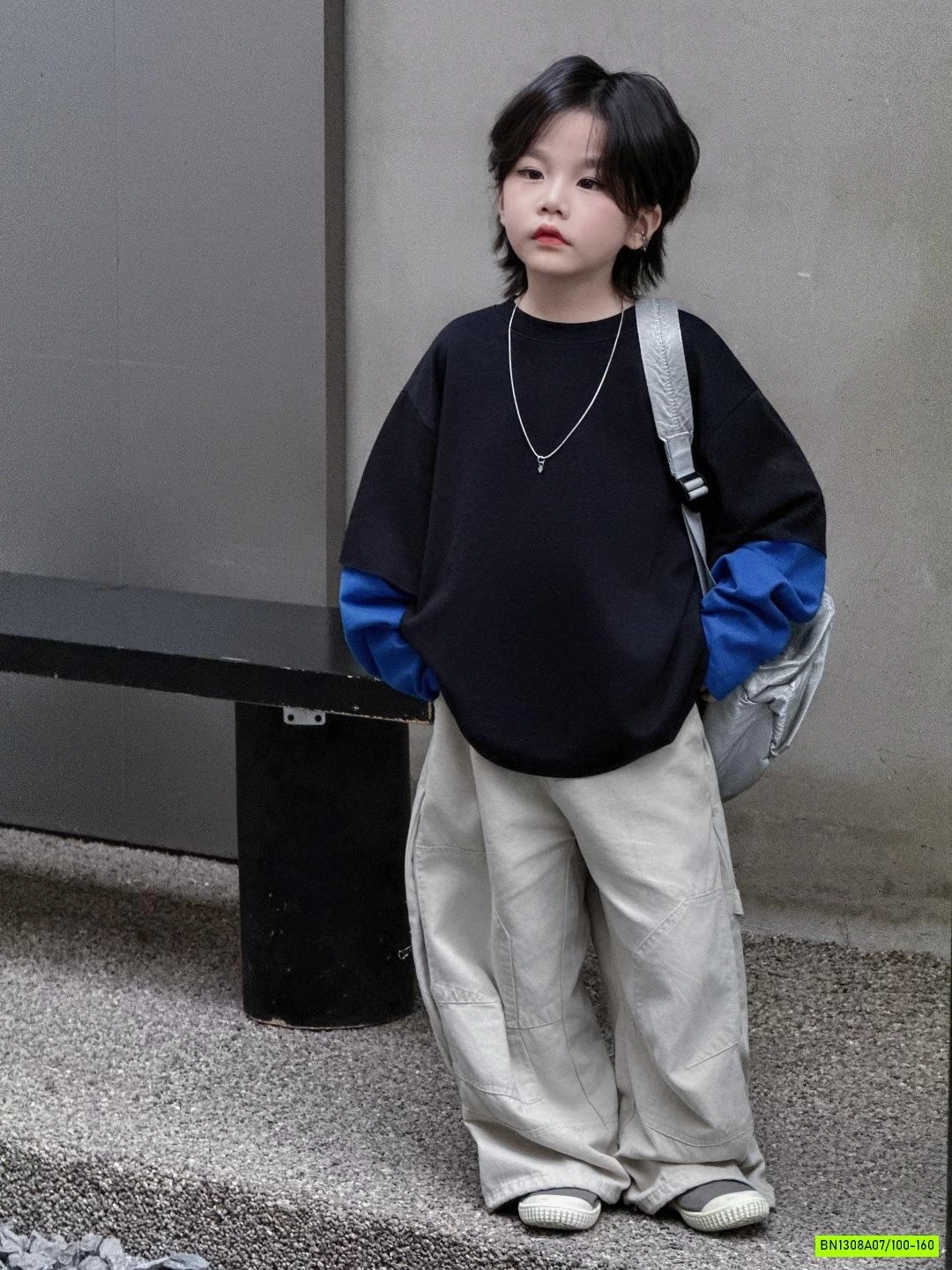 ÁO THUN TAY NỐI PHỐI MÀU