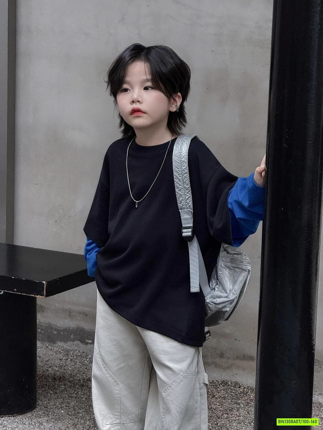 ÁO THUN TAY NỐI PHỐI MÀU