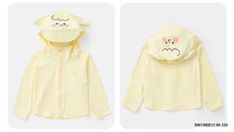 ÁO CHỐNG NẮNG HÌNH ĐỘNG VẬT NGỘ NGHĨNH