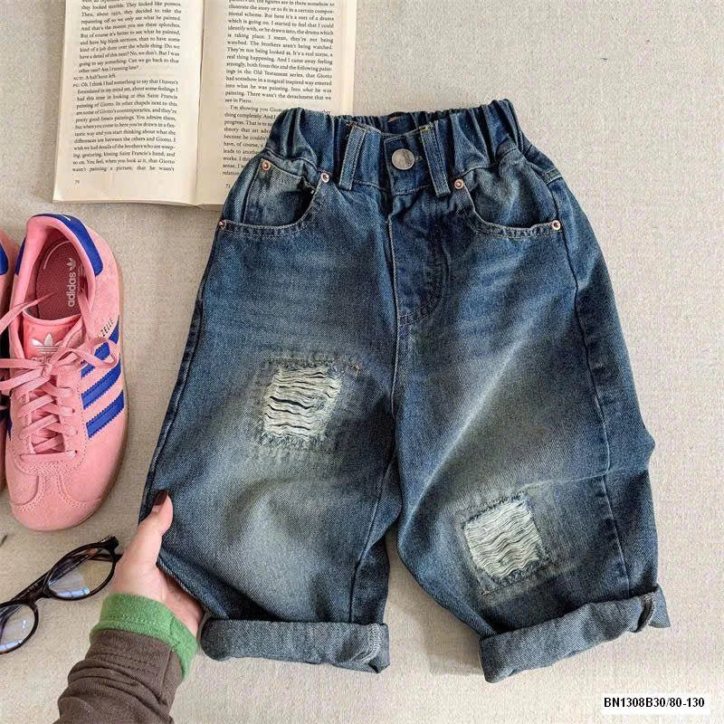 QUẦN JEAN RÁCH CẠP CHUN ADBA.BY