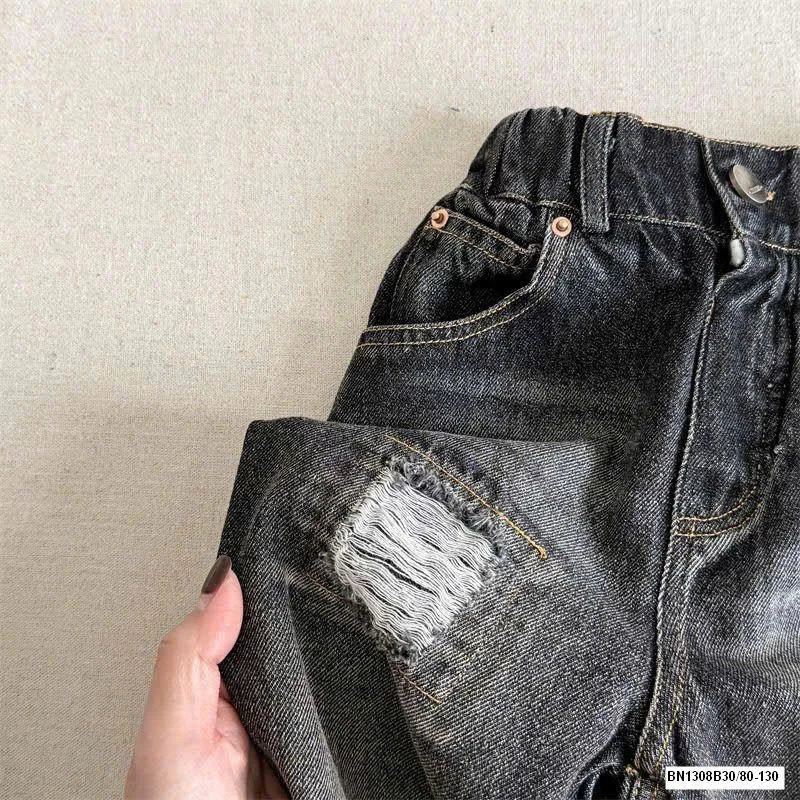 QUẦN JEAN RÁCH CẠP CHUN ADBA.BY