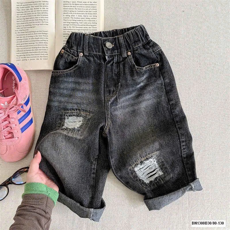 QUẦN JEAN RÁCH CẠP CHUN ADBA.BY