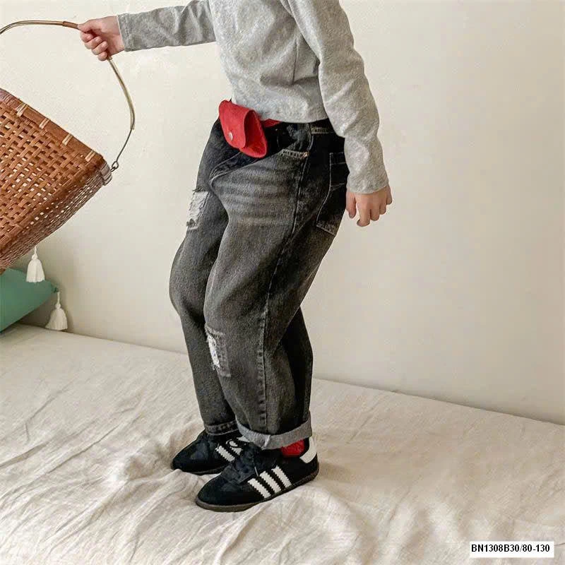 QUẦN JEAN RÁCH CẠP CHUN ADBA.BY