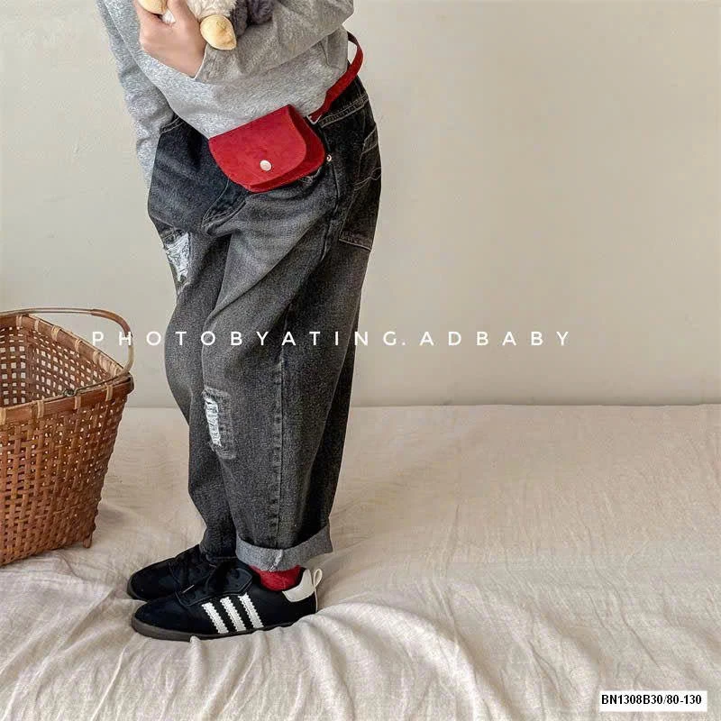 QUẦN JEAN RÁCH CẠP CHUN ADBA.BY