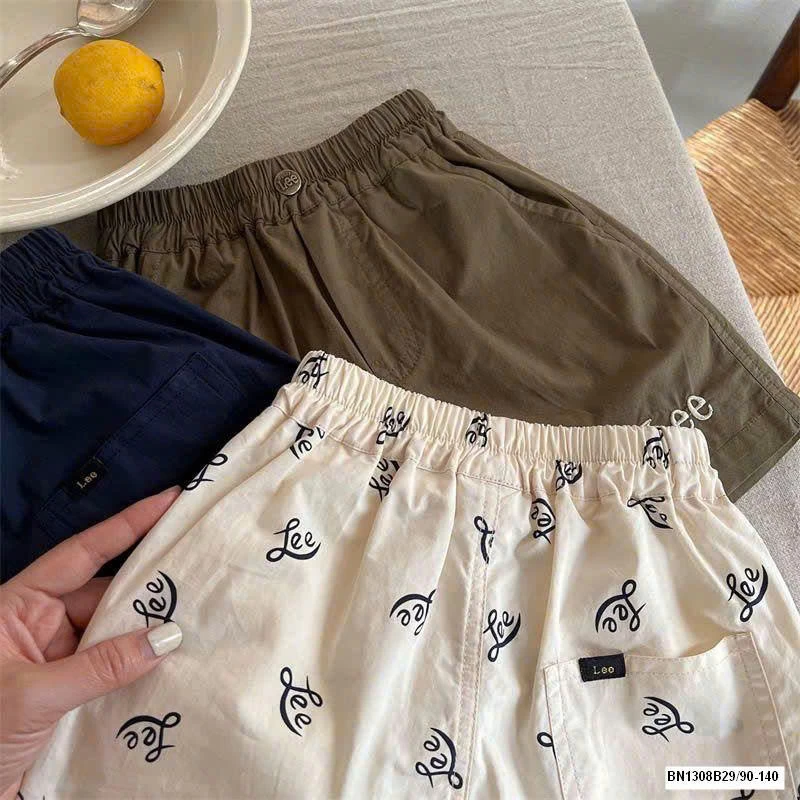QUẦN SHORT CHỮ CHO BÉ TRAI