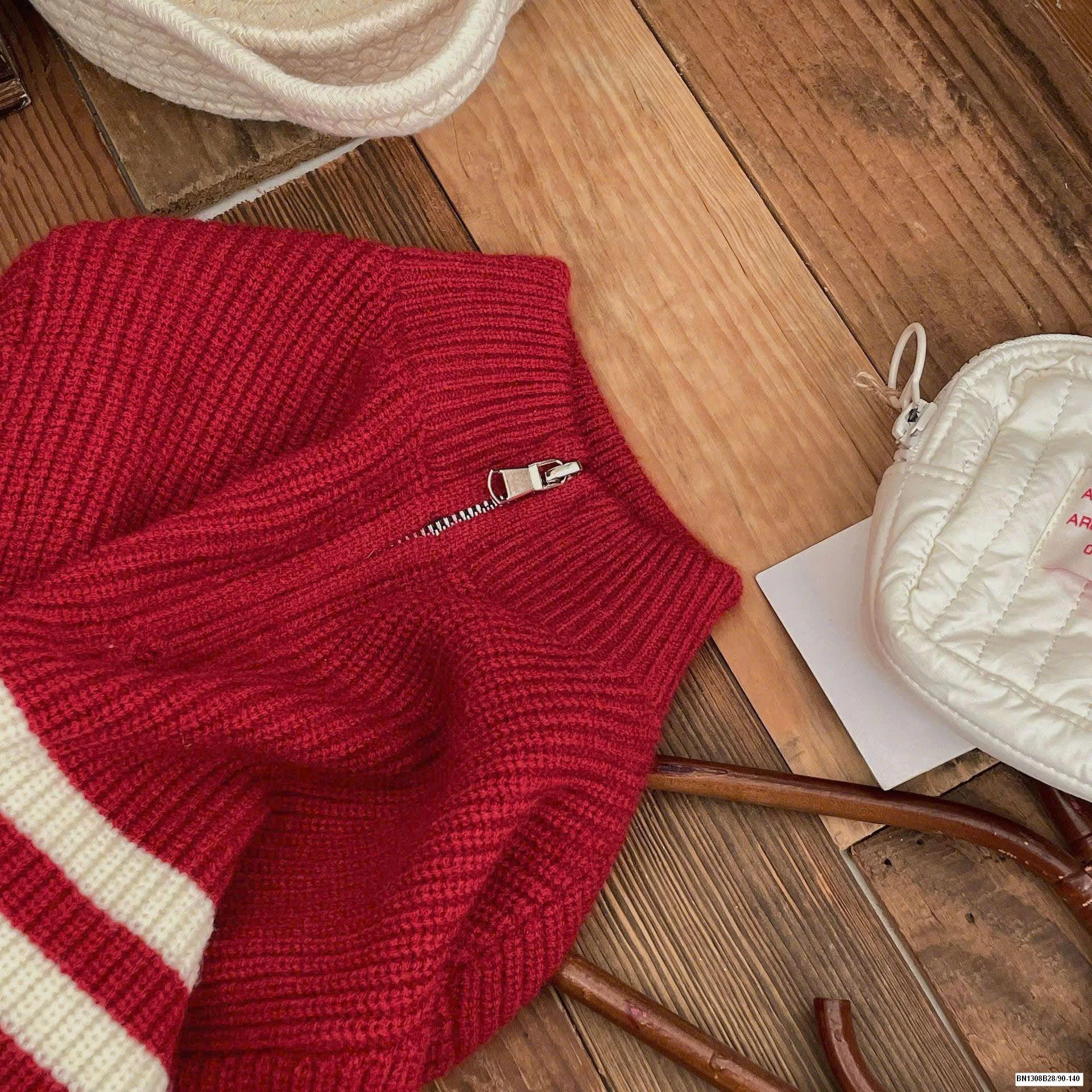 ÁO LEN KHÓA CỔ CHO BÉ