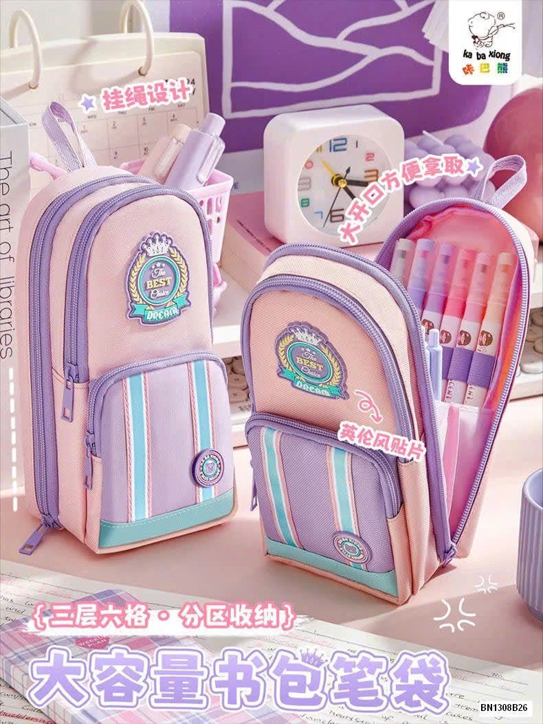 TÚI ĐỰNG BÚT DÁNG ĐỨNG CHO BÉ