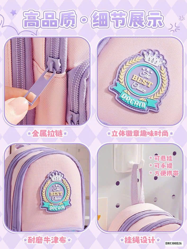 TÚI ĐỰNG BÚT DÁNG ĐỨNG CHO BÉ