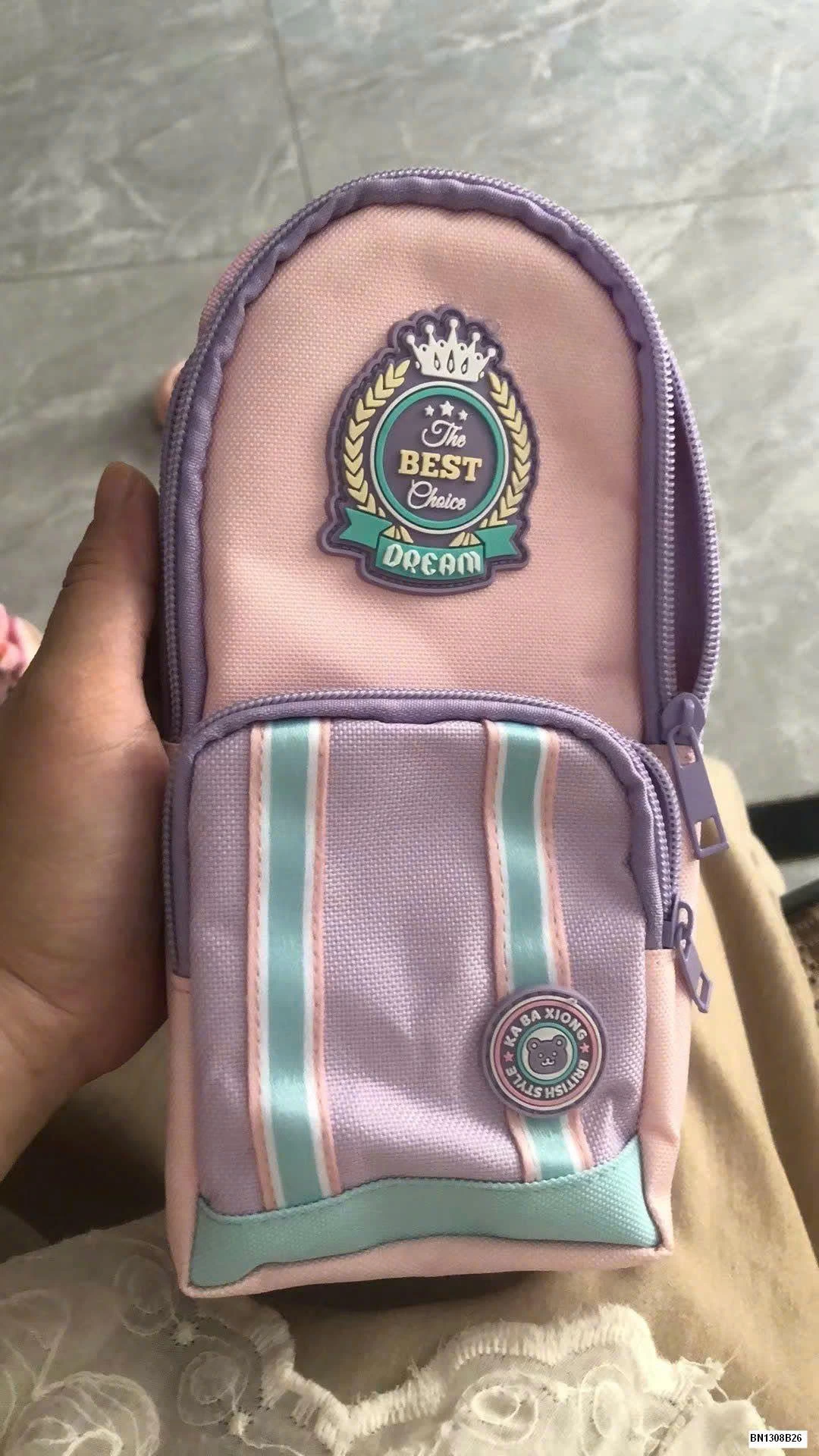 TÚI ĐỰNG BÚT DÁNG ĐỨNG CHO BÉ