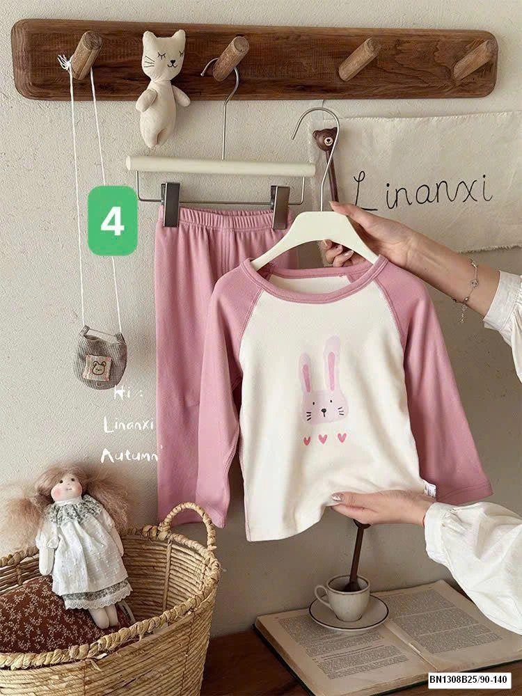 BỘ NGỦ HOẠT HÌNH LINANXI CHO BÉ